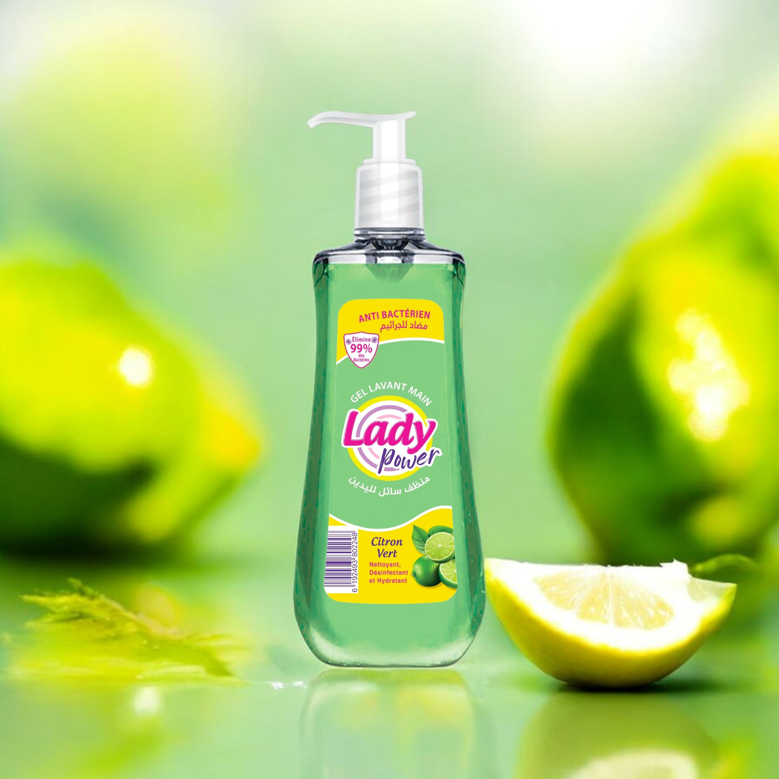 Lady Power Gel Lavant - Citron
